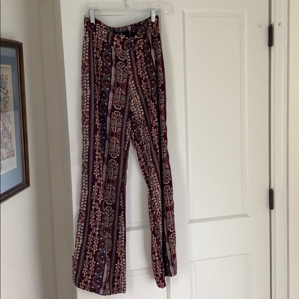 Long patterned pants